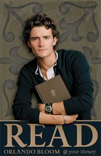 Orlando Bloom READ campaign by the ALA