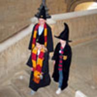2004 fans on 'Hogwarts' staircase