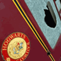 Damaged Hogwarts Express